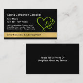 Cartes de visite aidants (Devant / Derrière)