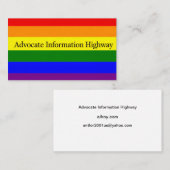 Cartes de visite AIH (Devant / Derrière)