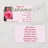 Cartes de visite - ALABAMA (Devant / Derrière)