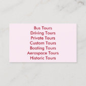Cartes de visite - ALABAMA (Dos)