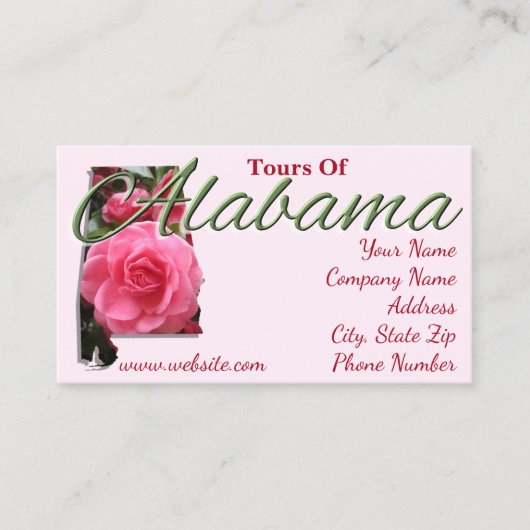 Cartes de visite - ALABAMA (Devant)