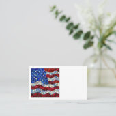 Cartes de visite américains en verre verni (Debout devant)