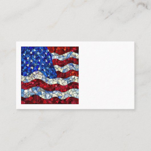 Cartes de visite américains en verre verni (Devant)