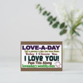 Cartes de visite Amour-quotidien (Debout devant)