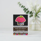 cartes de visite amusants cupcake (Debout devant)