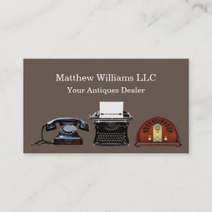 Cartes de visite Antiquaire Rétro Vintage