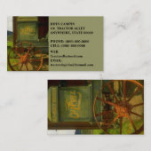 CARTES DE VISITE ANTIQUES DE ~ DE RESTAURATION DE (Devant / Derrière)