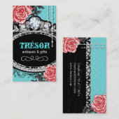 Cartes de visite antiques de magasin (Devant / Derrière)