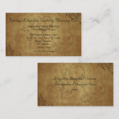 Cartes de visite antiques vintages de remous de (Devant / Derrière)