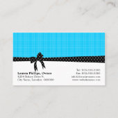 Cartes de visite Aqua Cake Pops (Dos)
