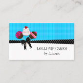 Cartes de visite Aqua Cake Pops (Devant)