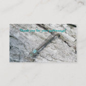 Cartes de visite Aqua Damselfly (Dos)