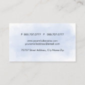 Cartes de visite aquarelle (Dos)