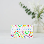 Cartes de visite arc-en-ciel (Debout devant)