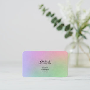 Cartes de visite arc-en-ciel, logo personnalisé