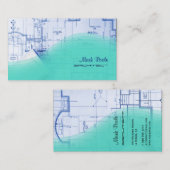 Cartes de visite architectes branchés (Devant / Derrière)