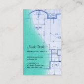 Cartes de visite architectes branchés (Dos)