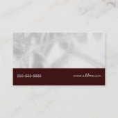 Cartes de visite argentés de remous de petit (Dos)