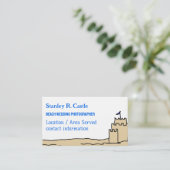 Cartes de visite Art Château de Sable (Debout devant)