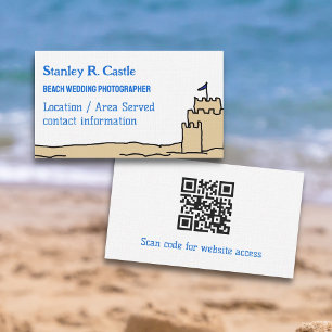 Cartes de visite Art Château de Sable