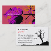 Cartes de visite Art Leaf 2 (Devant / Derrière)