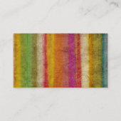 Cartes de visite artisanaux (Dos)