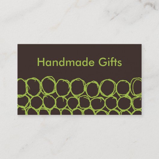 Cartes de visite artisanaux (Devant)