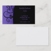 Cartes de visite artistiques (Devant / Derrière)