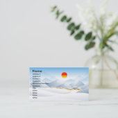 Cartes de visite asiatiques de Sun d'hiver (Debout devant)