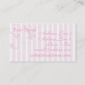 Cartes de visite attrayants de vélo (Dos)