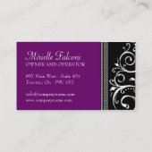 Cartes de visite audacieux (Dos)