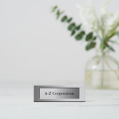 Cartes de visite audacieux de plaque (Debout devant)