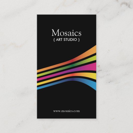 Cartes de visite audacieux et modernes (Devant)