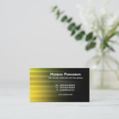 cartes de visite audacieux et modernes élégants (Debout devant)