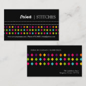 Cartes de visite audacieux et vibrants (Devant / Derrière)