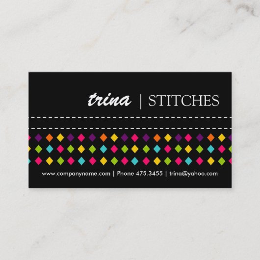 Cartes de visite audacieux et vibrants (Devant)