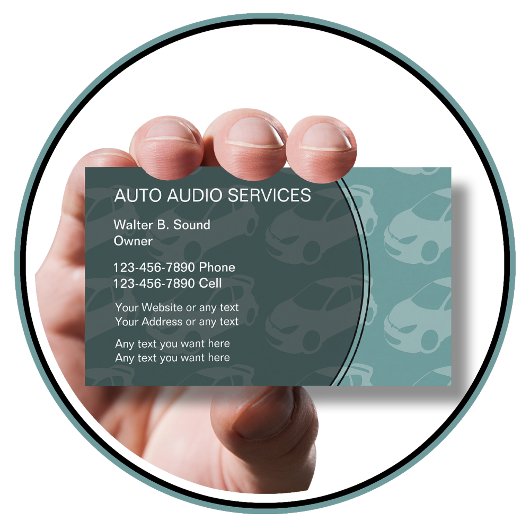 Cartes de visite audio automatiques