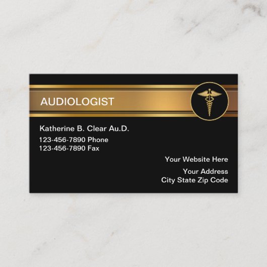 Cartes de visite audiologistes (Devant)