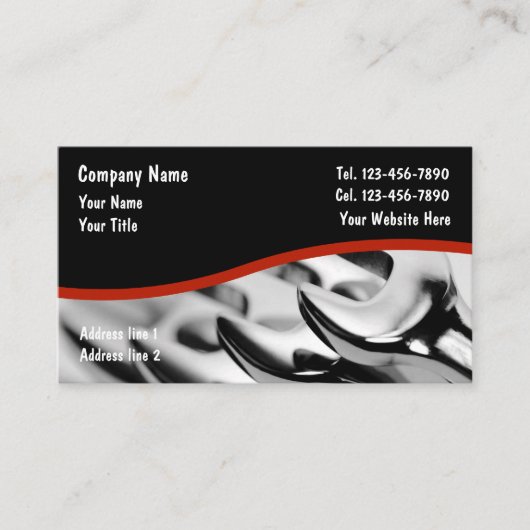 Cartes de visite automatiques (Devant)