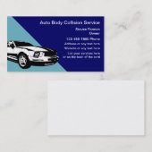 Cartes de visite automatiques de collision (Devant / Derrière)