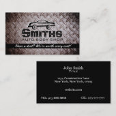 Cartes de visite automatiques de corps (Devant / Derrière)