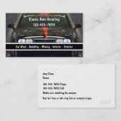 Cartes de visite automatiques de Detailng (Devant / Derrière)