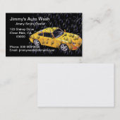 Cartes de visite automatiques de lavage de (Devant / Derrière)