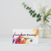 Cartes de visite automatiques de peinture de corps (Debout devant)