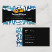 Cartes de visite automatiques de serrurier (Devant / Derrière)