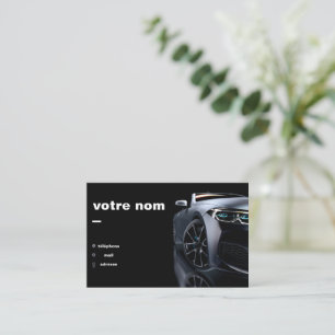 Cartes de visite automobile personnalisable