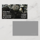 Cartes de visite automobiles (Devant / Derrière)