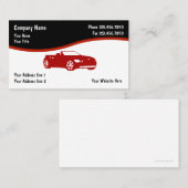 Cartes de visite automobiles (Devant / Derrière)