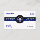 Cartes de visite automobiles (Devant)