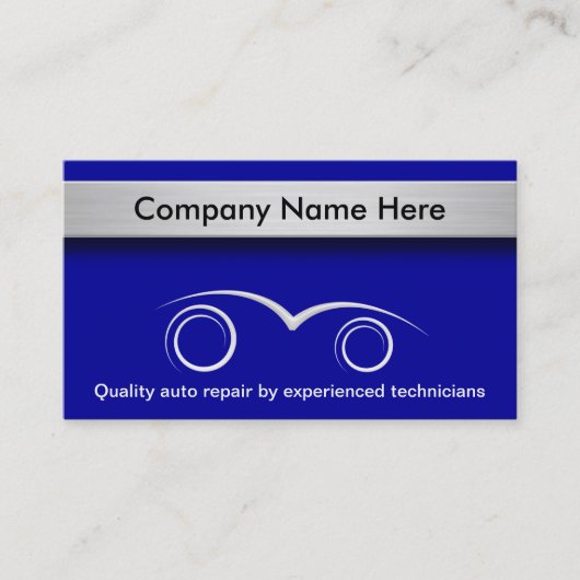Cartes de visite automobiles (Devant)